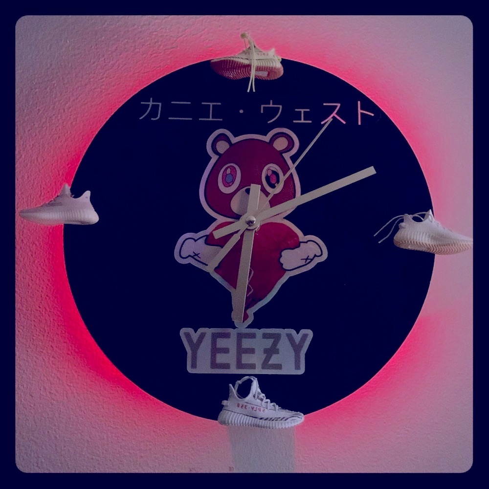 Kanye Japanese Heartbreak Bear LED Wall Light